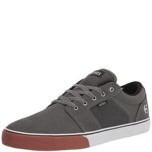 Etnies Men's Barge LS Low Top Skate Shoe, Dark Grey/White/Gum, 9
